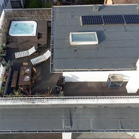 شقة Panoramic Design Penthouse W Cinema Jacuzzi